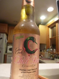 Chili Beer in Bottle
