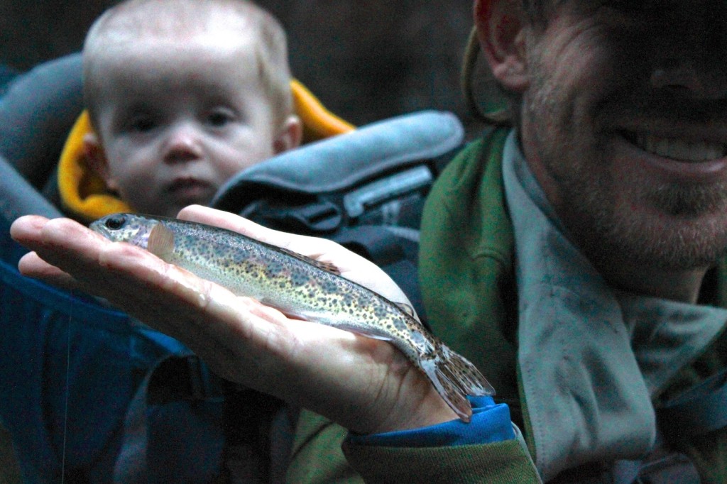 Awkward family fish photo. The first of many.