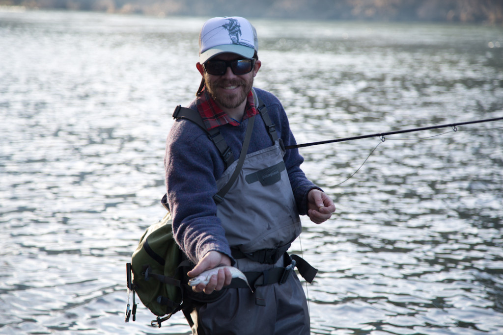 Not really what we were hoping for, but a Rogue River trout was better than nothing.